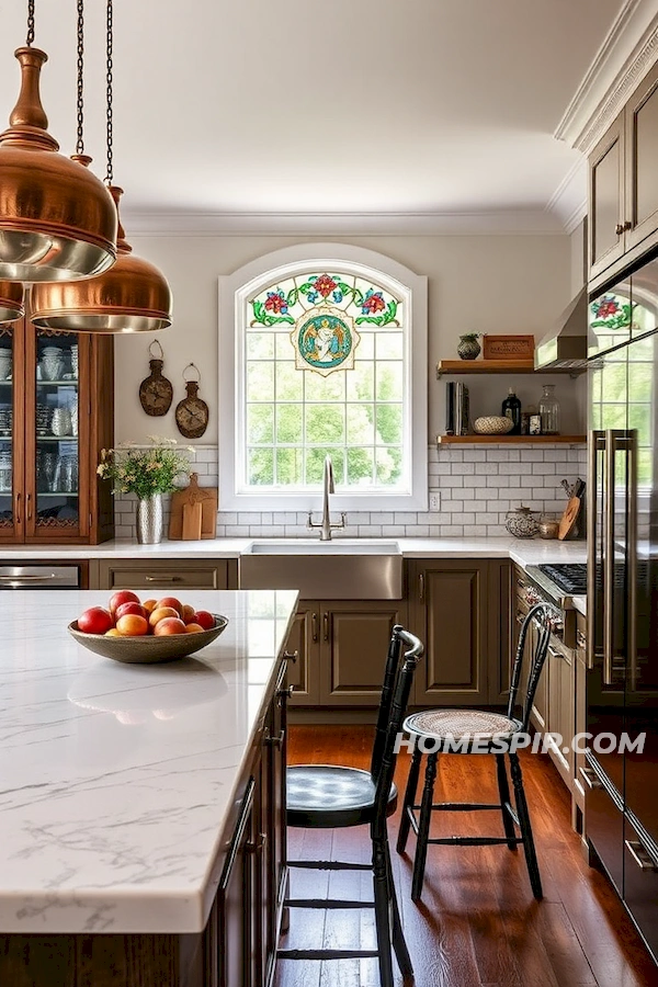 Timeless Antique and Modern Kitchen Blend