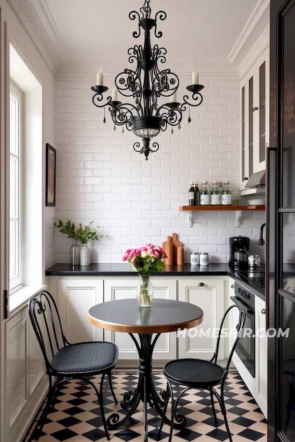 Timeless Design in Parisian Inspired Kitchen Nook