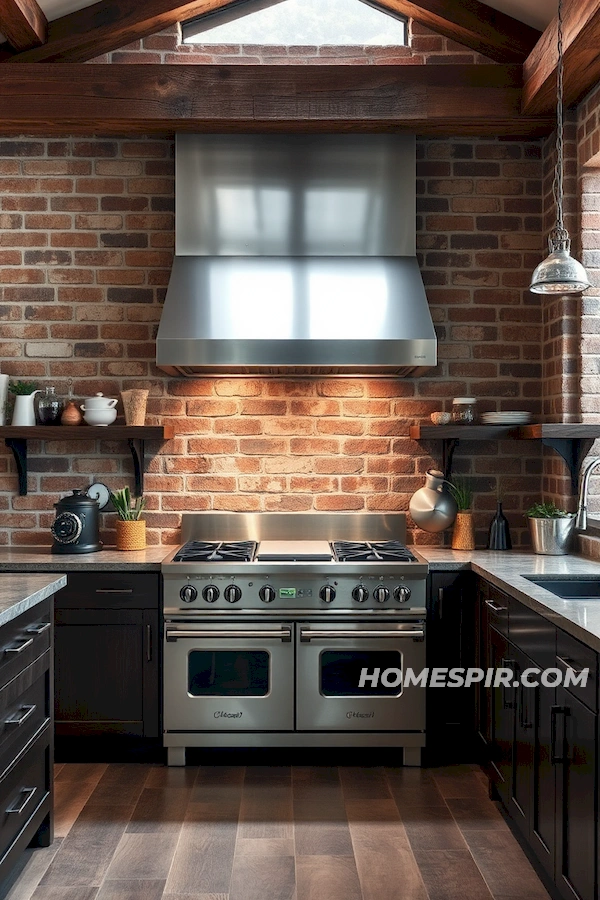 Timeless Kitchen with Metal and Earthy Accents