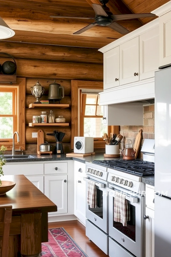 Traditional and Contemporary Fusion in Kitchen