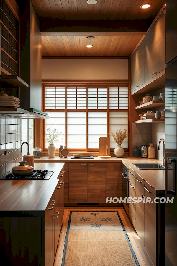 Traditional Japanese Meets Modern Kitchen