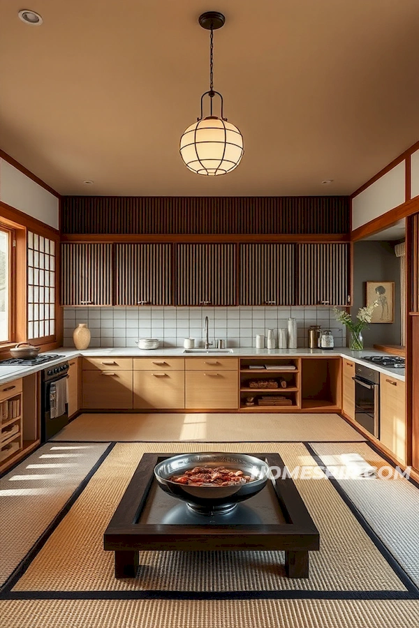 Traditional Meets Modern in Japanese Kitchen