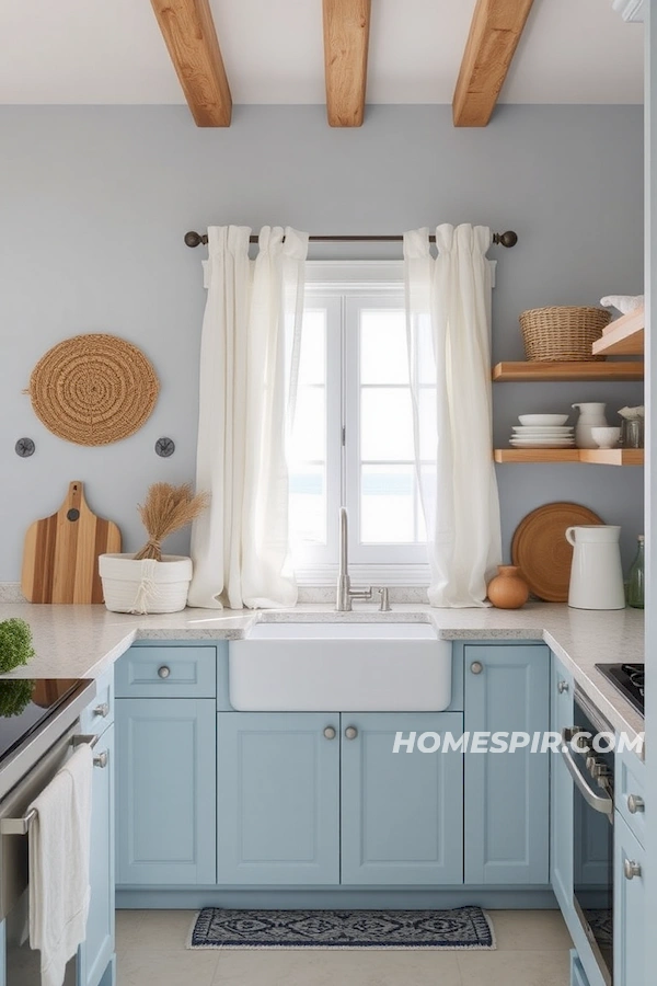 Tranquil Beach Kitchen Atmosphere