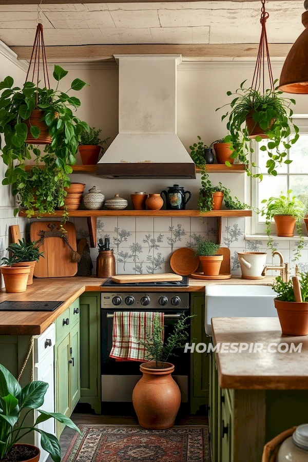 Tranquil Boho Kitchen Escape