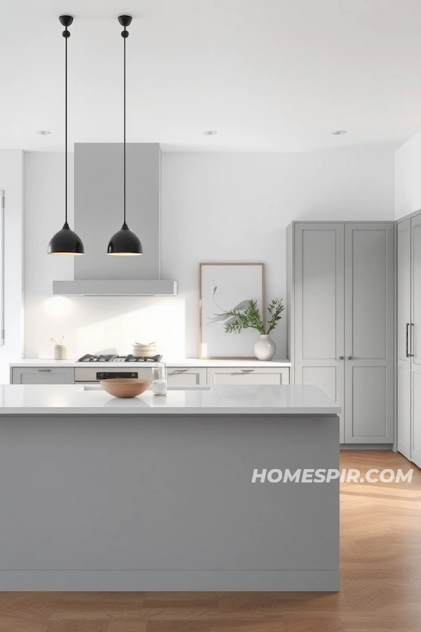 Tranquil Minimalist Kitchen for Calm Serenity