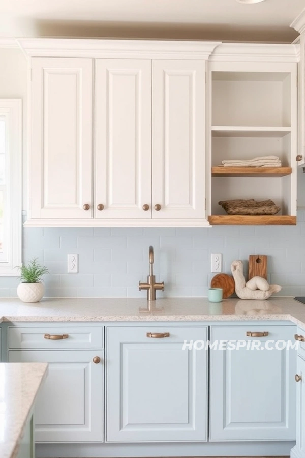 Two Tone Nautical Cabinetry Ideas