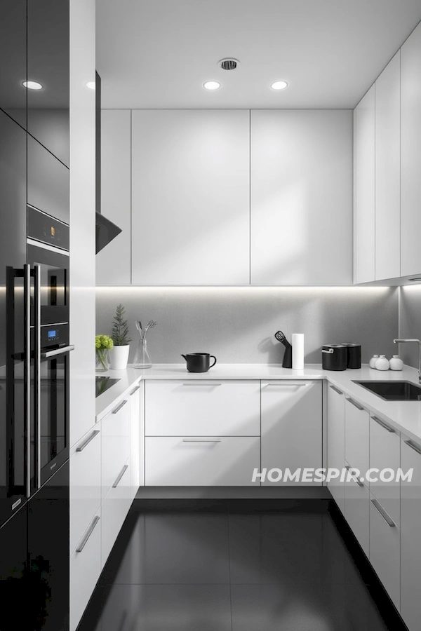 Ultra-Modern Handle-less Cabinets and Hidden Vents