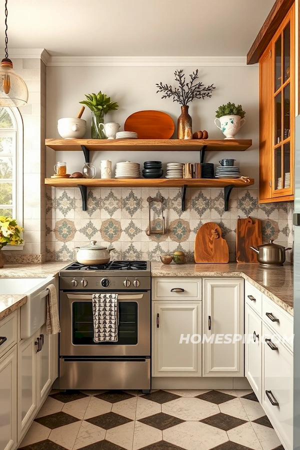 Unique Vintage Kitchen with Diverse Styles