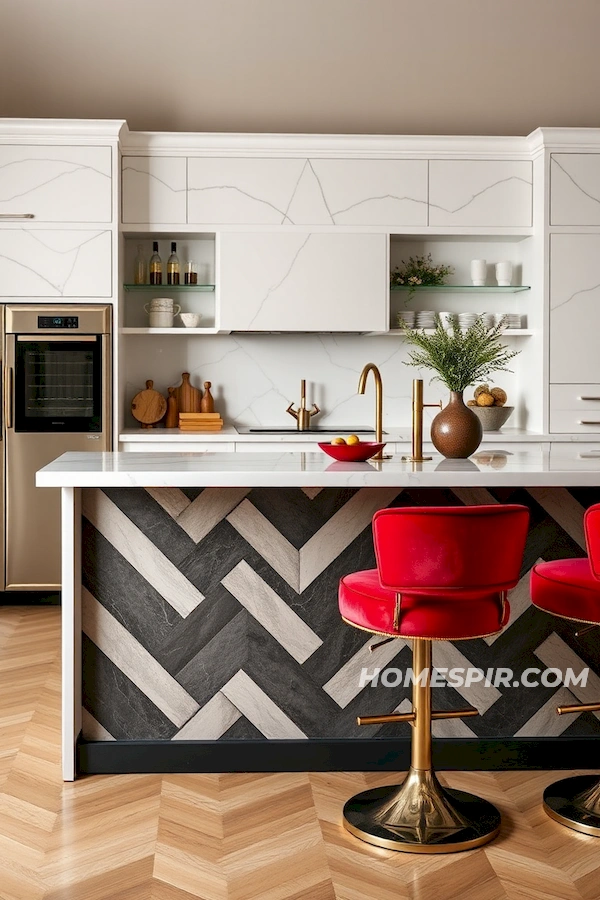 Velvet Stools in Vibrant Crimson