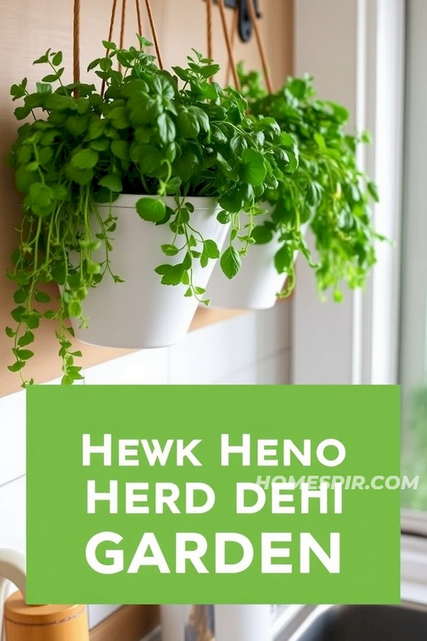 Vertical Planters for Fresh Kitchen Herbs