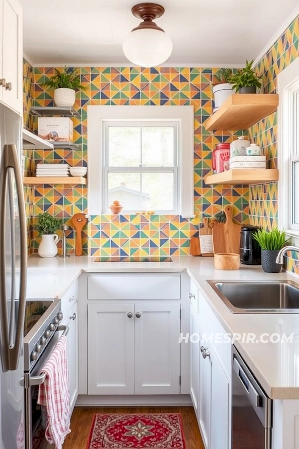 Vibrant Tiles for Eye-Catching Backsplash