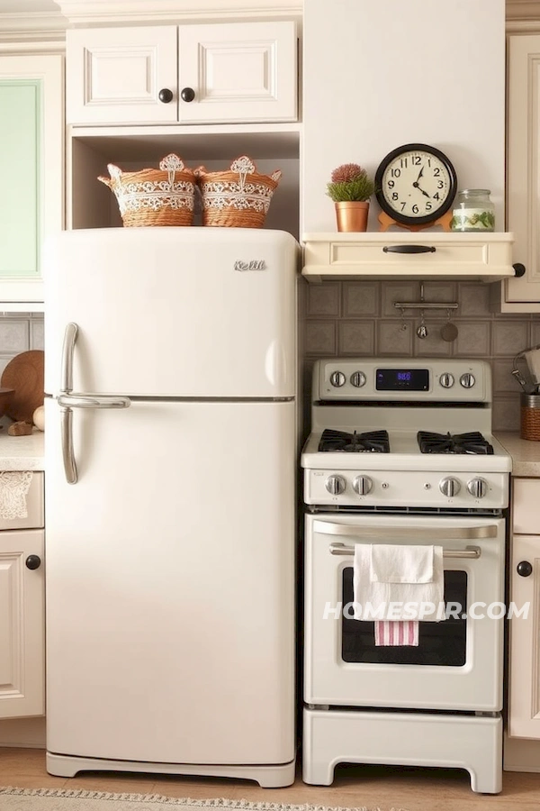 Vintage Appliances Transform Shabby Chic Kitchen