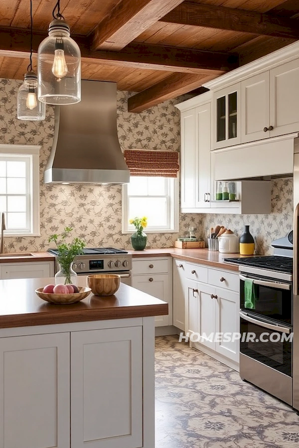 Vintage Charm and Futuristic Kitchen Design