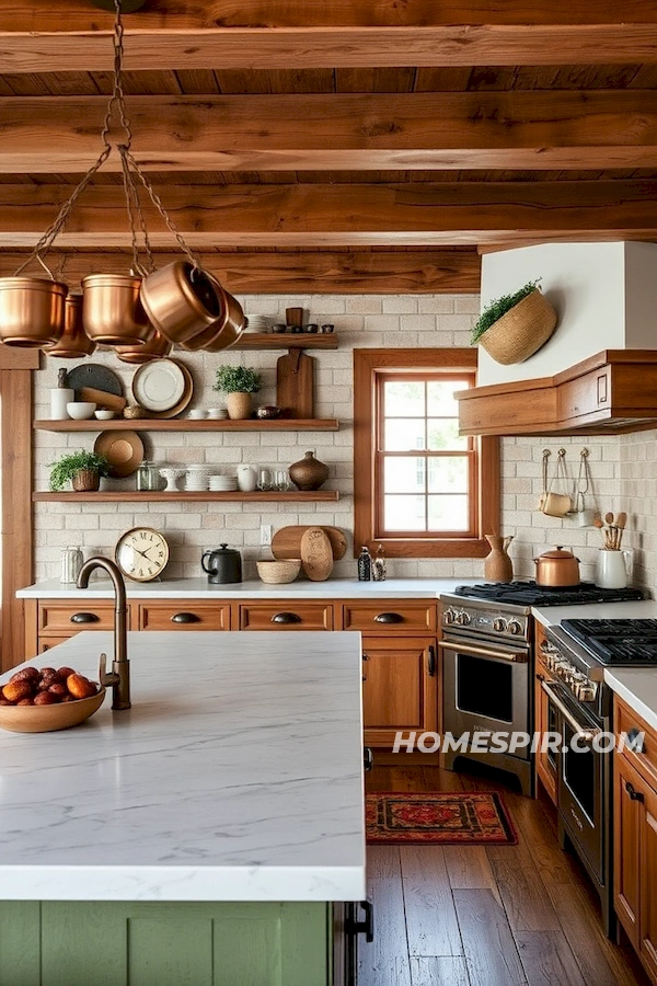 Vintage Charm in a Modern Country Kitchen