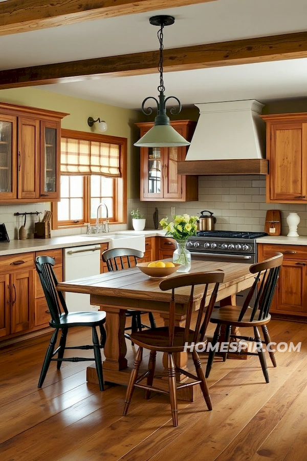 Vintage Charm in Cozy Kitchen Design