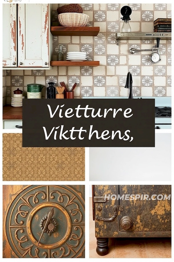 Vintage Kitchen Textures and Tiles Mood Board