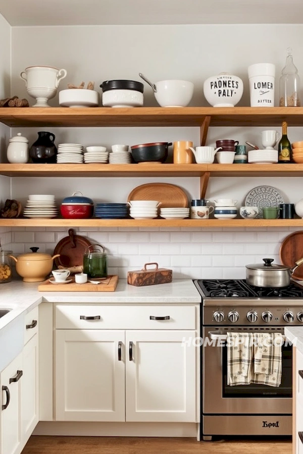 Visually Striking Kitchen with Artisanal Elements