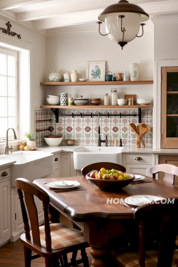 Warm Traditional French Kitchen Ambiance