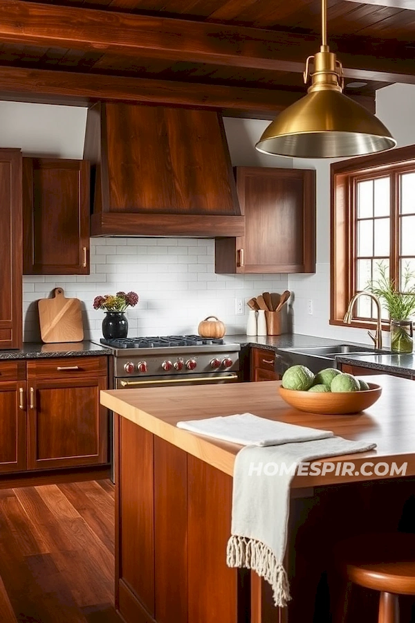 Warm Wood Elements in Modern Kitchens