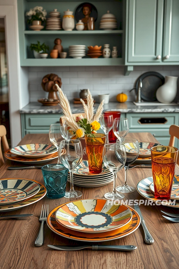 Whimsical Light Fixtures in Artistic Kitchen