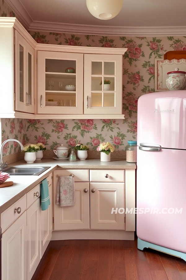 Whimsical Pastel Shabby Chic Kitchen Decor