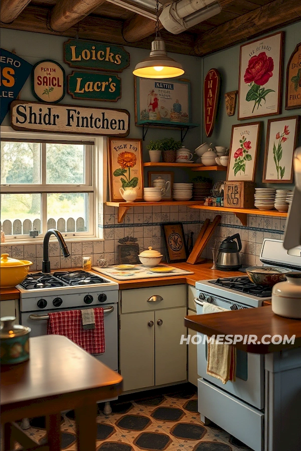 Whimsical Vintage Kitchen Decor Inspiration