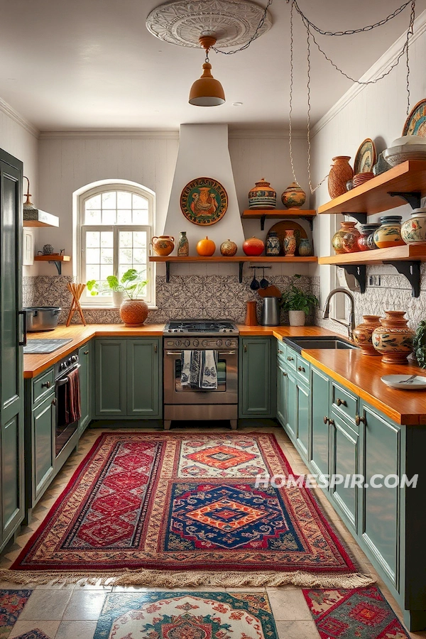 Worldly Bohemia Chic Kitchen Decor