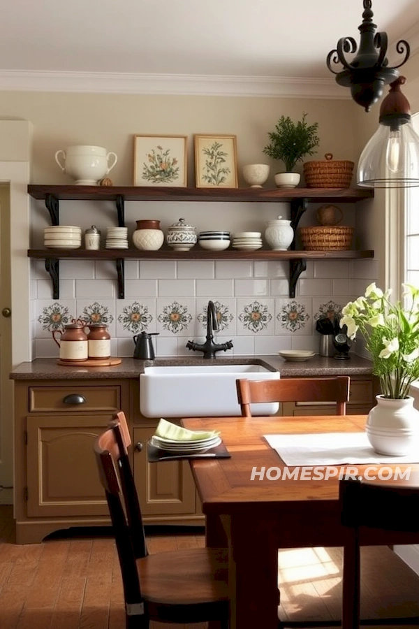 Wrought Iron and Farmhouse Sink French Design