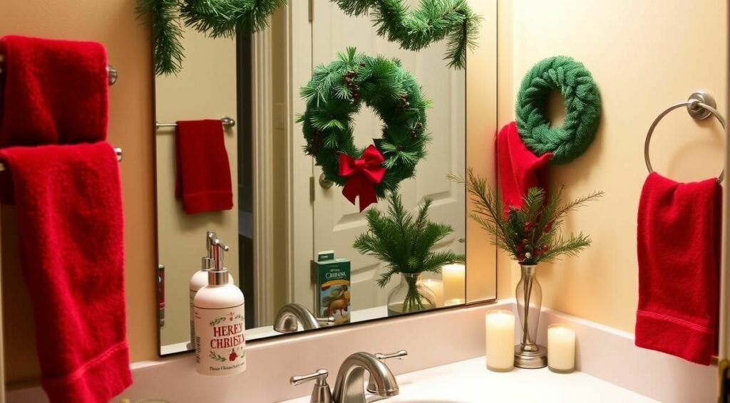 18 Bathroom Christmas Decor Ideas for a Totally Festive Home (Even the Powder Room!)