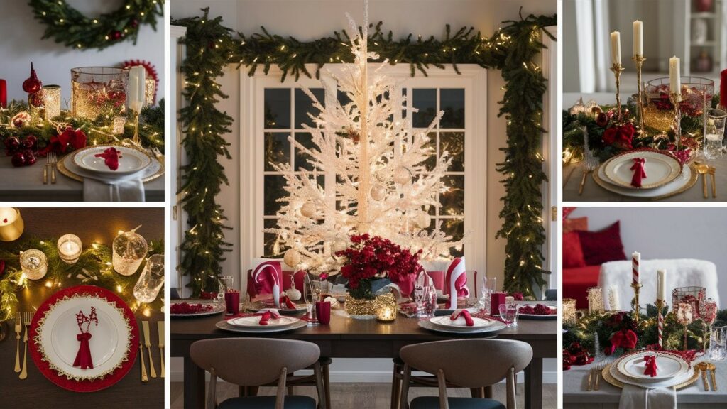 Affordable Dining Room Holiday Decor