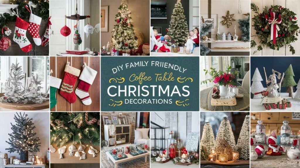 Family-Friendly Coffee Table Christmas Decorations