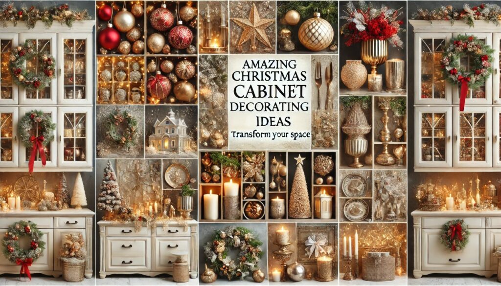 Amazing Christmas Cabinets Decorating Ideas