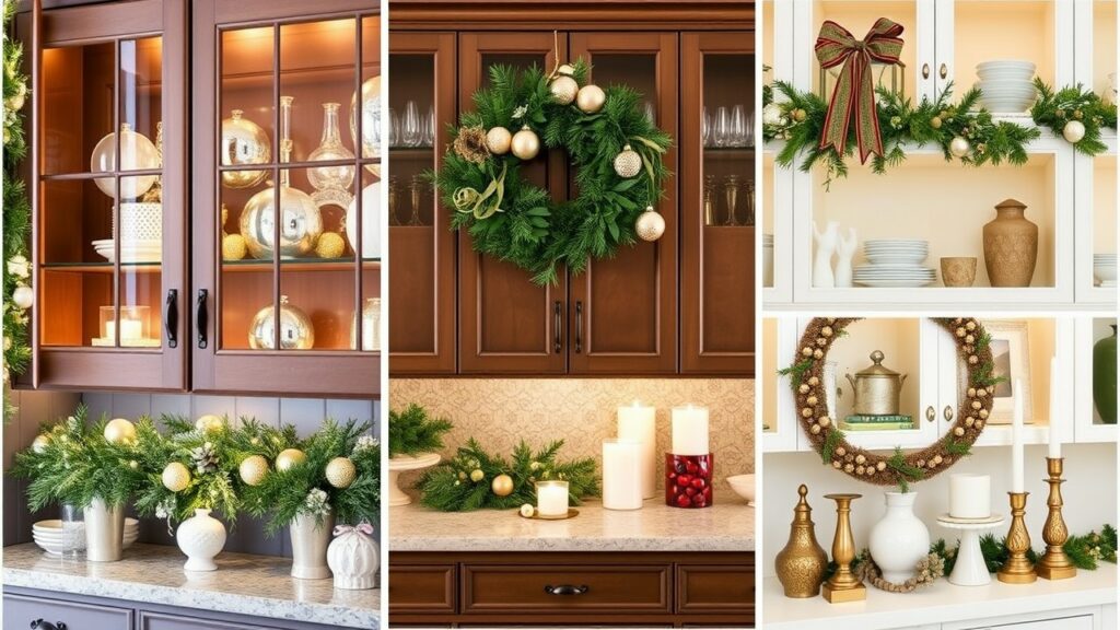 Beautiful Cabinets for Christmas Decoration Storage