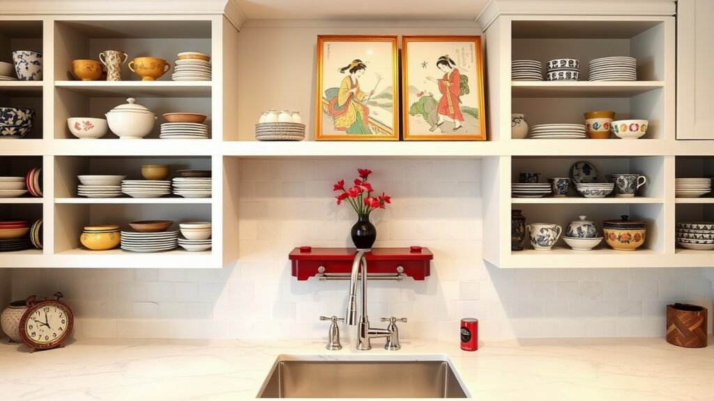 Beautiful Functional Asian Inspired Kitchen