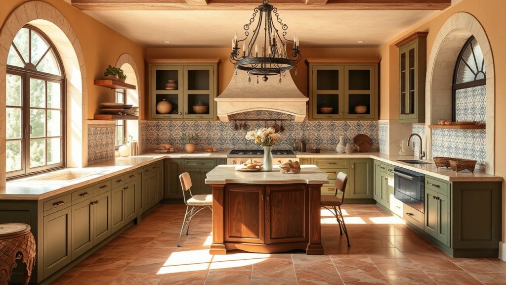 Beautiful Functional Mediterranean Kitchen