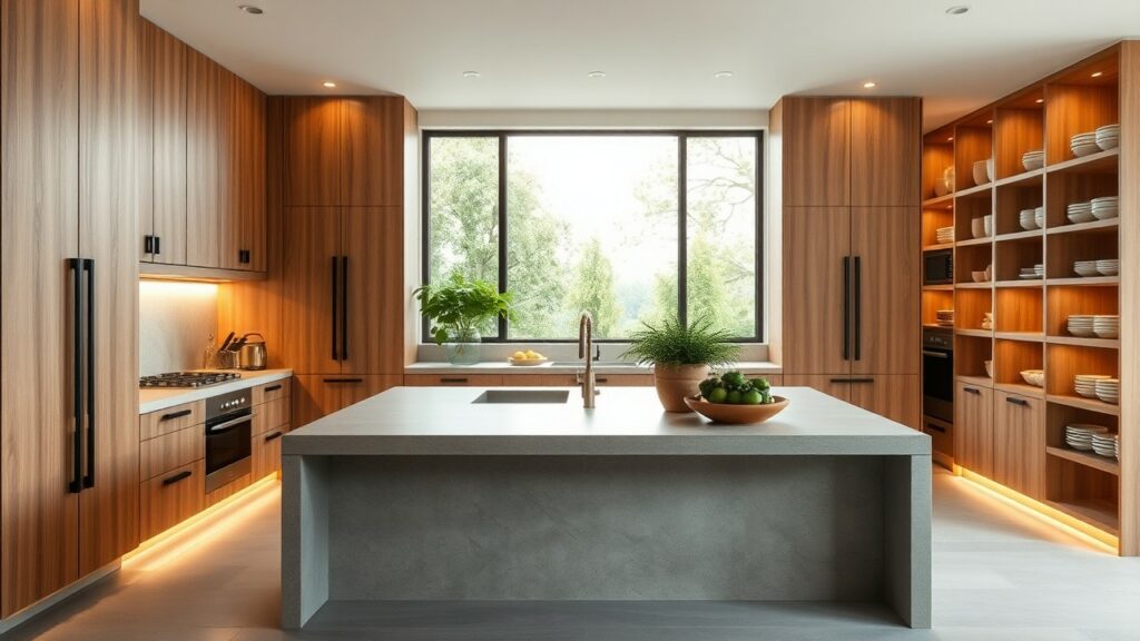 Beautiful Functional Organic Modern Kitchen