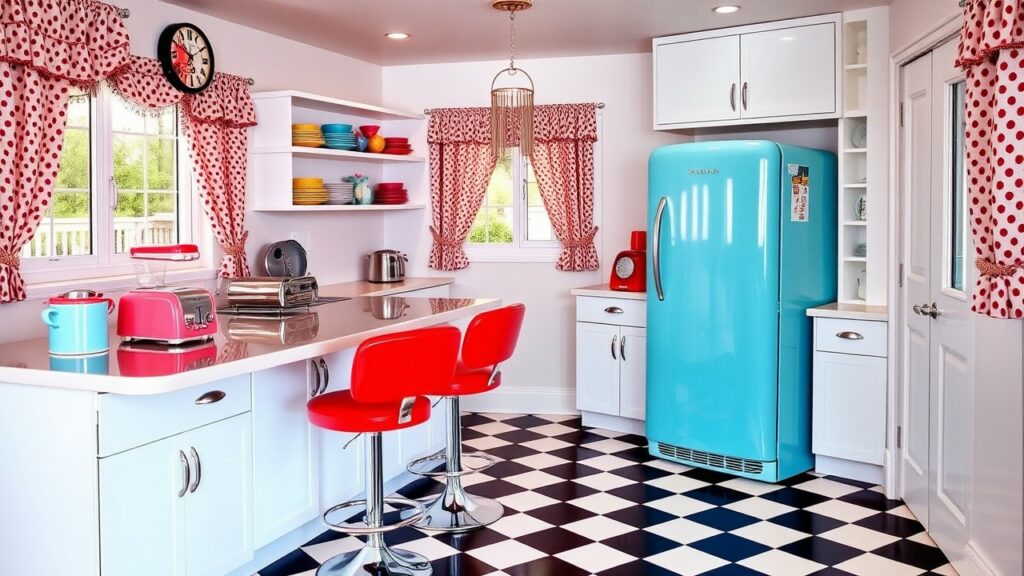 Beautiful Functional Retro Kitchen