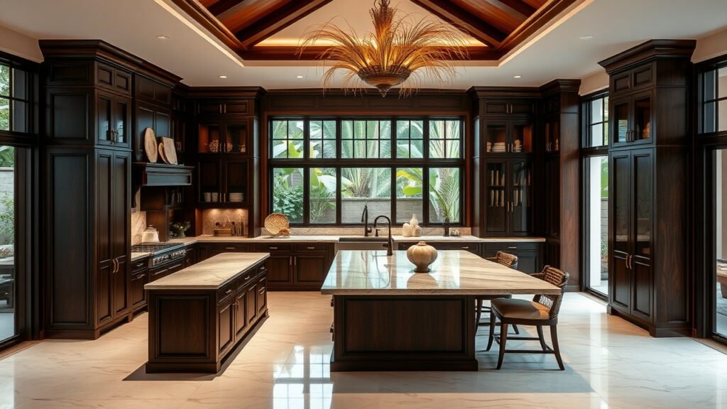 Beautiful Functional Tropical Kitchen