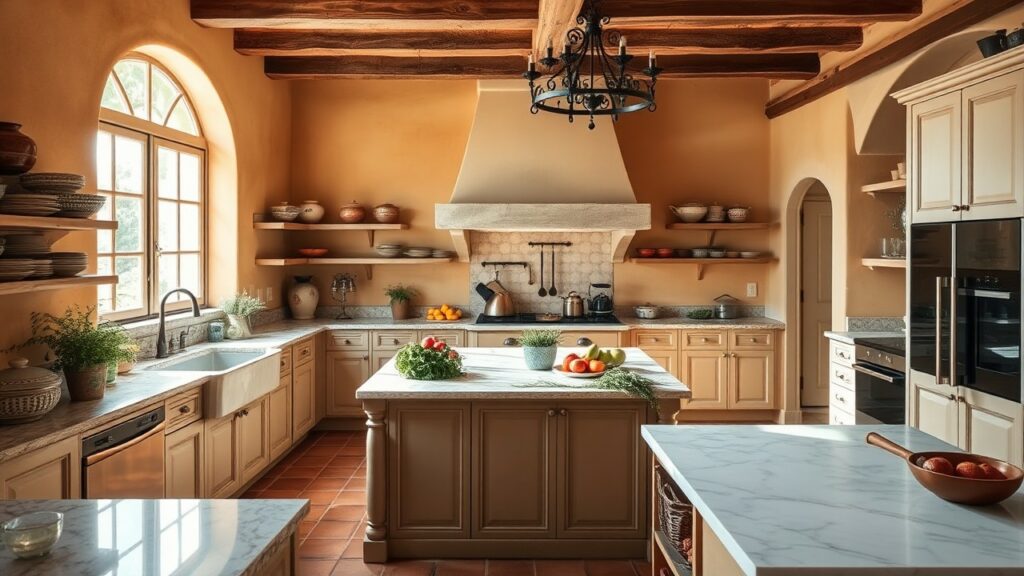 Beautiful Functional Tuscan Kitchen