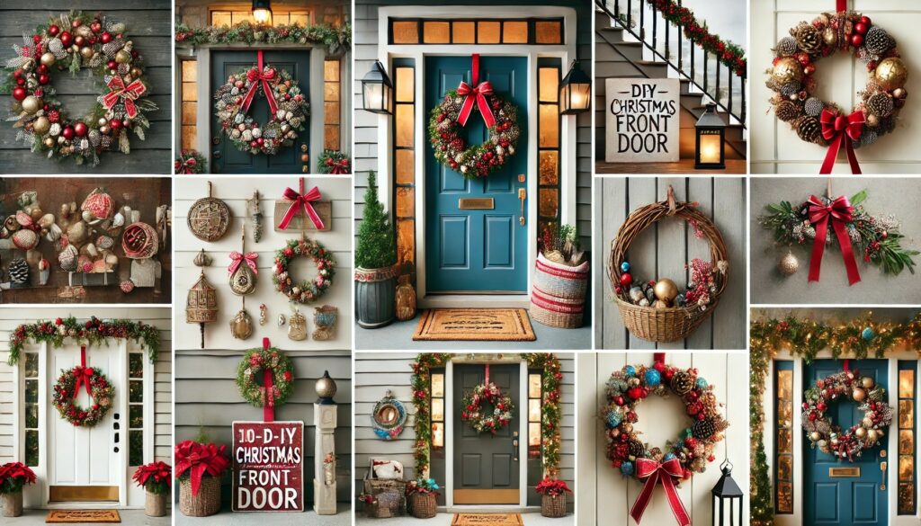 Creative Christmas Front Door Decor