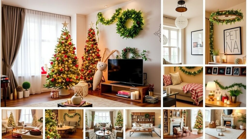 Creative Indoor Christmas Decorations Apartment Ideas