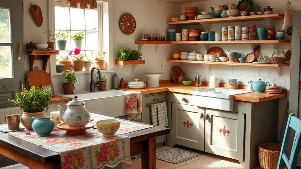 Different Elements Cottage Style Kitchen