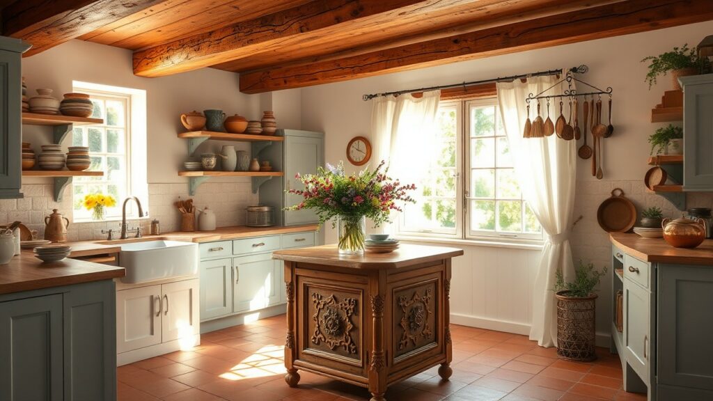 Different Elements Country Cottage Kitchen