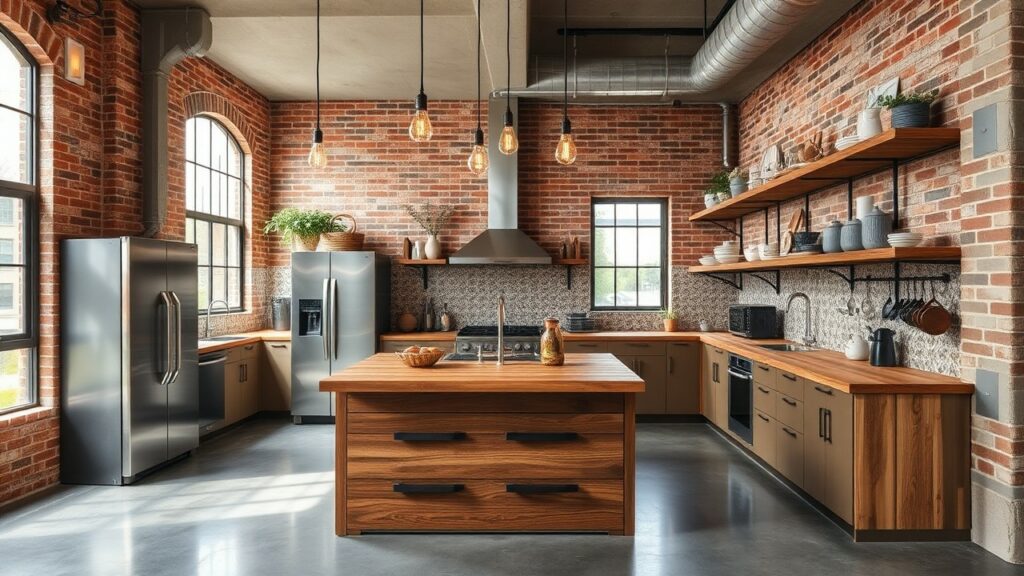 Different Elements Industrial Kitchen