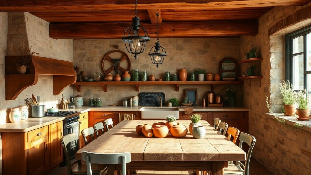 Different Elements Rustic Kitchen