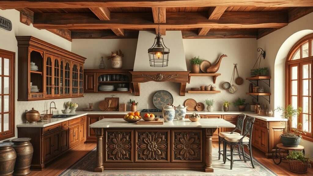 Different Elements Traditional Kitchen