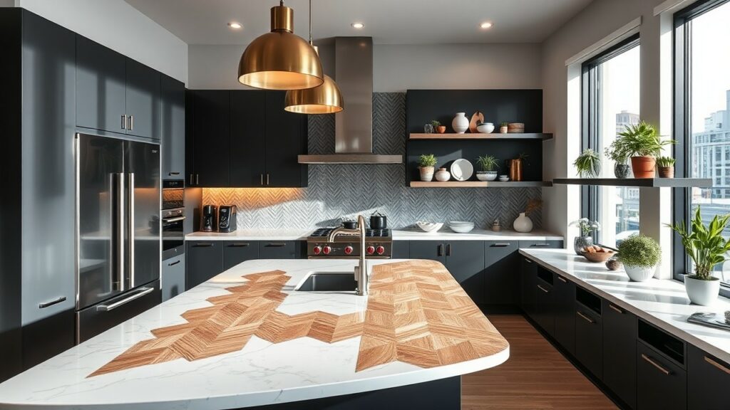 Different Elements Urban Modern Kitchen