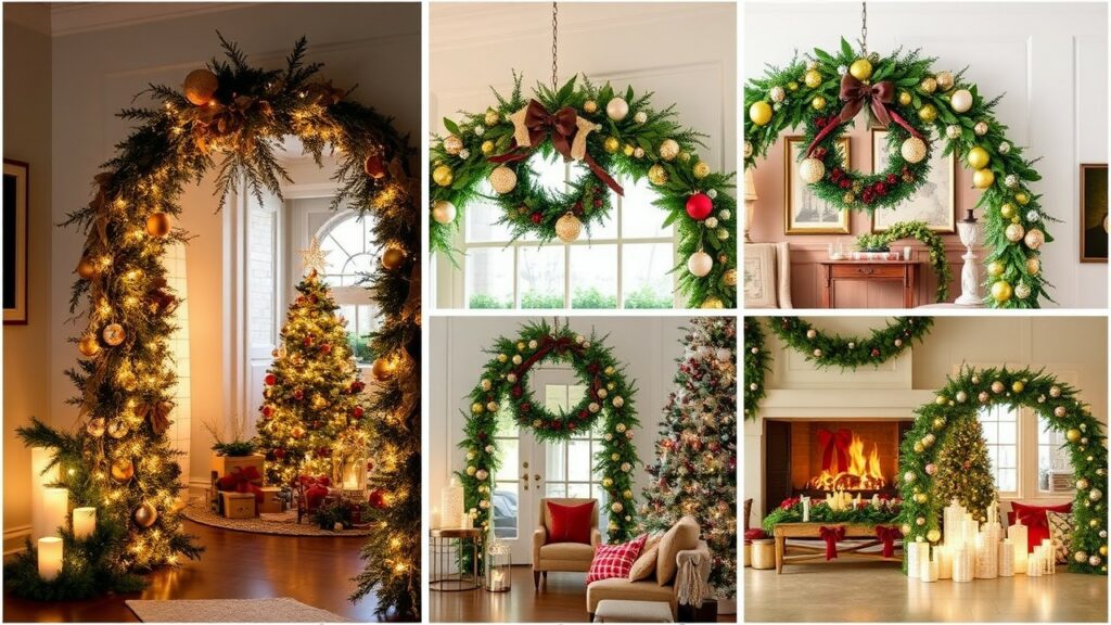 Eco-Friendly Indoor Christmas Decorations Archway