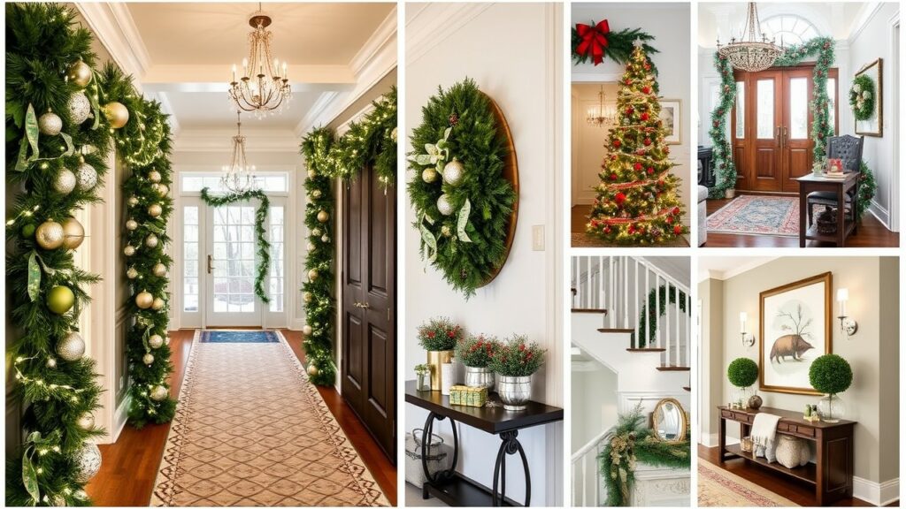 Elegant Christmas Hallway Decorations