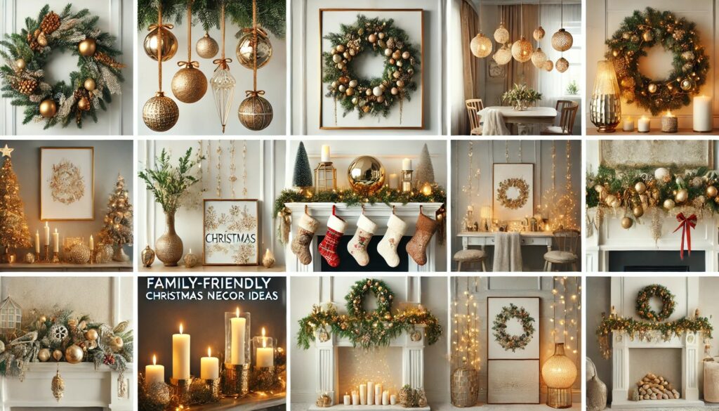 Family-Friendly Christmas Mantle Decor